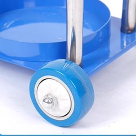 Altovexis Portable Oxygen Tank Cart with Wheels, Single Cylinder Size D or E Cart Silent Durable Design for Walker, Home and Medical Oxygen Transport Easy Transport