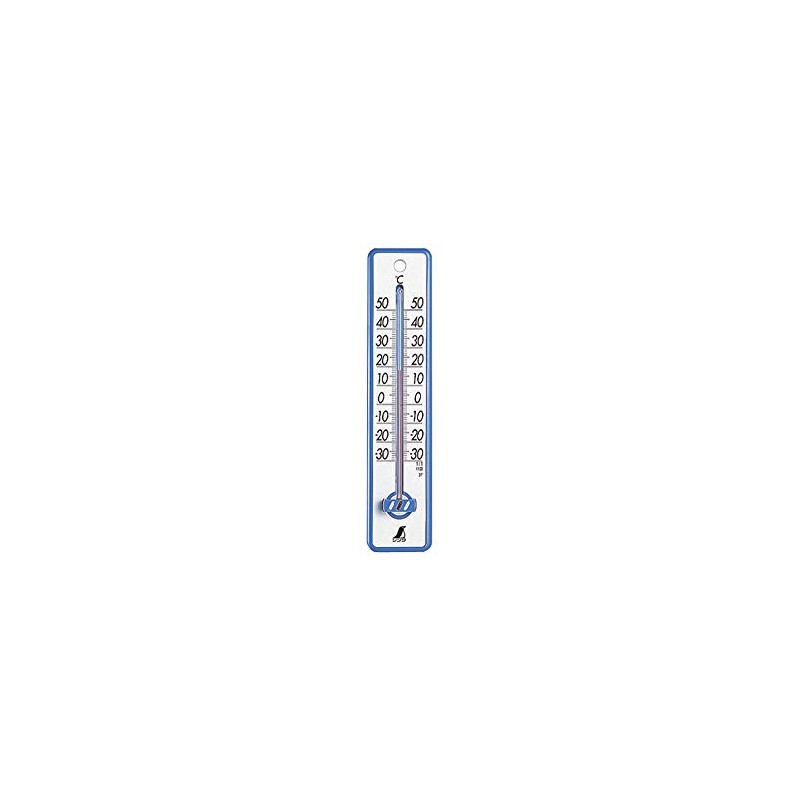 シンワ測定(Shinwa Sokutei) プラスチック寒暖計 20cm ブルー 48351