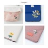 10.H10810 Pure Wool Seal & Iron Patch, Retro Flower, Embroidered