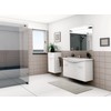 Lashuma Shower Mat Quick-Drying Grey Pebble London 50 x 90