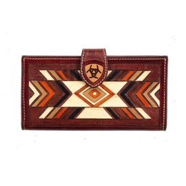 ARIAT Women's Southwest Design Sheild Logo Wallet, Multicolored, One Size