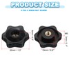 PATIKIL M5 x 32mm Through Hole Knob Nut Screw, 4