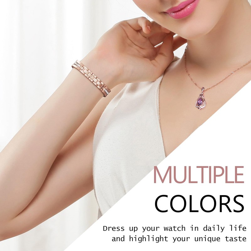 VISOOM Compatible with 38 mm Watch, Rose Gold