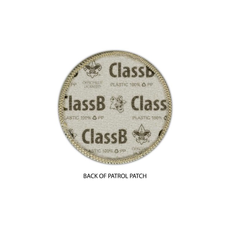 Crossed Fork and Knife Scout Patrol Patch (Sew-on) - ClassB