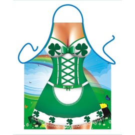 Iconic Aprons Irish Dancer Apron, Polyester, Multi-Colour, 79 x 56 x 0.1 cm