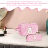 2PCS Letter A Printed Travel Cosmetic Bag – Water-Resistant Makeup