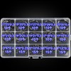 Comphic 3-25mm Wave Spring Washers Assortment Kit 65Mn Manganese Spring