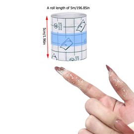 DeaHea Finger Tape Cracked Hands Patches Fingertip Bandages Knuckle Bandages Transparent Waterproof Adhesive Tape Toe Bandages Protector for Cracking Thumbs Dry Cracked Skin Finger Arthritis Eczema