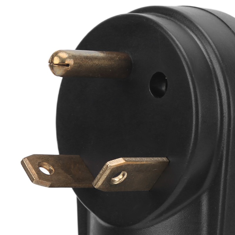 30A Male Plug Electrical Adapter with Ergonomic Grip Handle for
