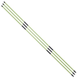 Elevon Golf Alignment Stick, 48" Collapsible Fiberglass Training Aid with Elastic Rope & Rubber Cup, Golf Training Equipment for Posture Corrector