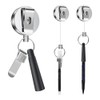 Yeruvce 1 Pack Heavy Duty Retractable Pen Holder with Pull