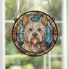 Image Industry West Highland Terrier Stained Glass Effect Suncatcher -
