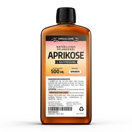 Apricot Kernel Oil 500 ml - Pure, Natural, Cold Pressed