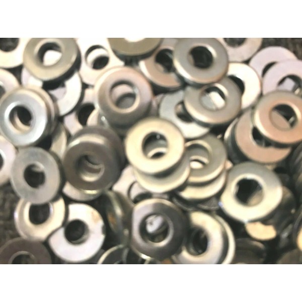 NON SPECIFIC #8 SAE STEEL FLAT WASHER ZINC PLATED 7/16"