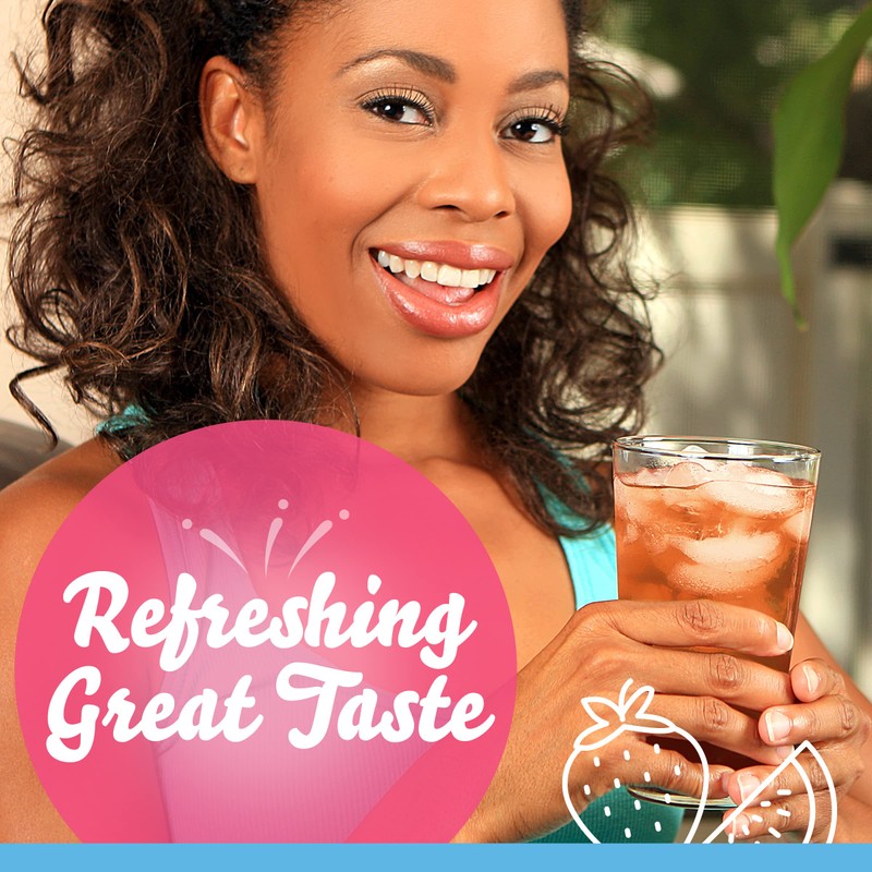 Crystal Light Sugar-Free Strawberry Watermelon Low Calories Powdered Drink Mix