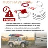 Flat Tow Breakaway Cable System for RV Towing, Ready Stop