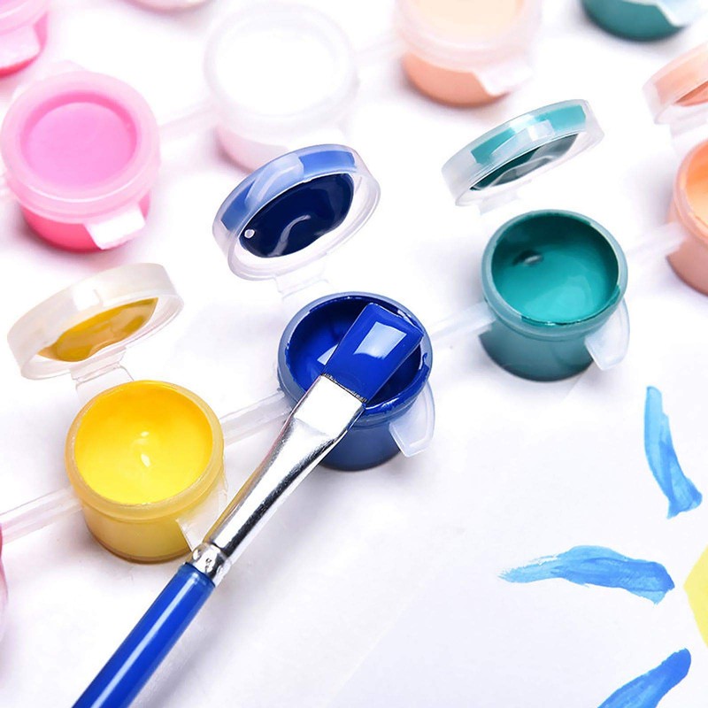AConnet 600 PCS Empty Paint Pots 3ml / 0.1oz Paint