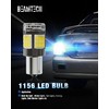 BEAMTECH Upgraded 1156 LED Bulbs for Turn Signal Lights, Build-in