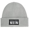MoonWorks® Men's Beanie with Patch Knitted Hat with Saying "Bevor