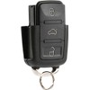 Flip Key Fob Keyless Entry Remote Shell Case & Pad fits VW Beetle Golf Jetta Passat 2002 2003 2004 2005 (HLO1J0959753AM)