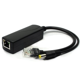 ANVISION Active 48V to 12V PoE Splitter Adapter, IEEE 802.3af Compliant 10/100Mbps for IP Camera Wirelss AP Voip Phone