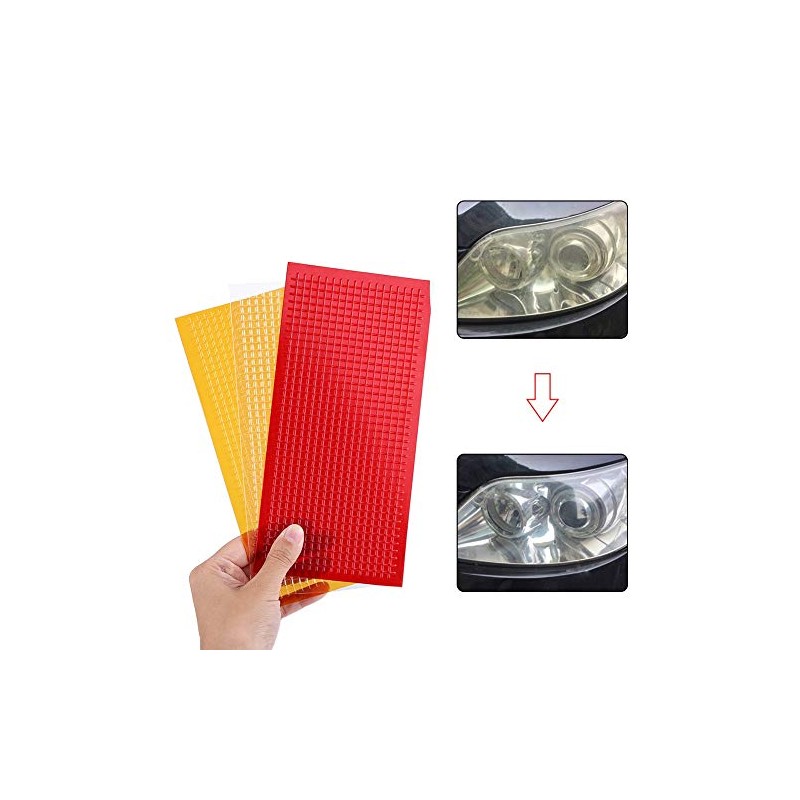 Car Lens Repair Tool, Auto Lights Crack Repair Film Multi-Pack,