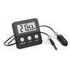 TFA Dostmann Terracheck Digitales Thermo-Hygrometer, 30.5044.01, Kabelfühler mit Saugnäpfen, ideal