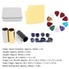 Guitar Accessories Kit 10 Celluloid Pick 4 Guitar Slider 8
