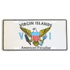 US Virgin Islands - 6 in x 12 in Metal
