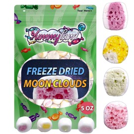 Freeze Dried Candy Moon Clouds - 5 OZ | Premium Crunchy Freeze Dried Candy, Original Fruit Flavors, TikTok Trends Dry
