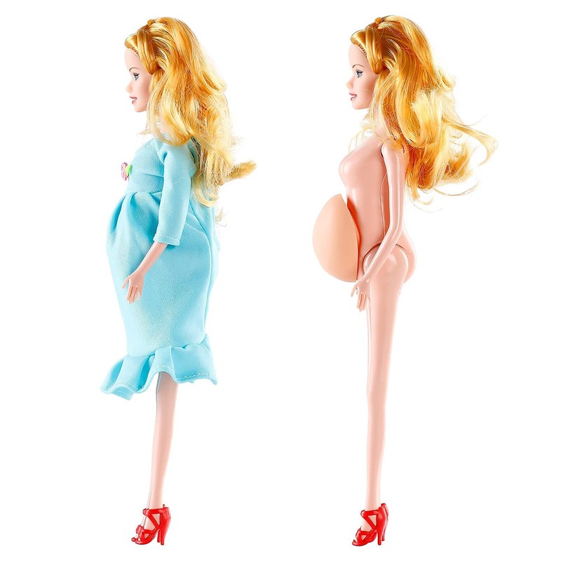 FunPa Pregnant Doll Have a Baby in Her Tummy Mom