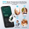Smart Ring for Men Women - 5ATM Waterproof Health Fitness