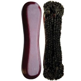 Standard 10-1/2" Horsehair Pool Table Brush, Mahogany