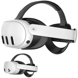 Head Strap for Meta Quest 3/Quest 3S,Comfort Head Strap for Meta Quest 3/Quest 3S, Adjustable Hinges, Head Rest & Soft Cushioning for Reduced Head Pressure, Enhanced Balance & Comfort