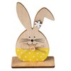 Becho Wooden Rabbits Easter Christmas Decorations Home Desktop Ornaments(3 PCS)
