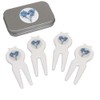 Azeeda 'Sprig of Forget Me Nots' Golf Divot Tool/Repair Fork