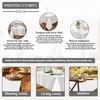 Majestic Giftware Linen Look Polyester Tablecloths for Rectangle Tables |