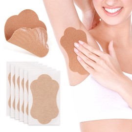 Bewinner Pack of 50 Armpit Pads for Men and Women, Scar-Free, Versatile Invisible for Summer, Armpit Sweat Pads, Disposable Sweat Absorption Plasters Made of Cotton for Training