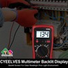 Pocket Digital Multimeter, Multifunction Battery Tester with LCD Backlight Display,