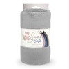 Kullaloo Supersoft Snugly, Plush Fabric, SB Pack, Minky (Silver Grey)