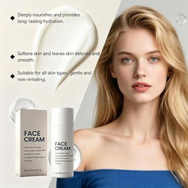 Face Cream, Intensive Hydrating Moisturizer to Visibly Firm (1 Pcs) Restore Elasticity & Support Collagen, For Mature Skin