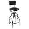 Olympia Tools 82-738 Adjustable Hydraulic Work Stool, Black