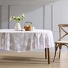 HLC.ME Butterfly Floral Tablecloth Lace Fabric Tablecloth for Oval Table