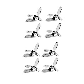 Buyless Fashion 1" Strong Metal Clips for Braces etc - 8 Clips