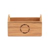 Olympia Oak Printed Table Caddy 230mm Innovative Design for Better