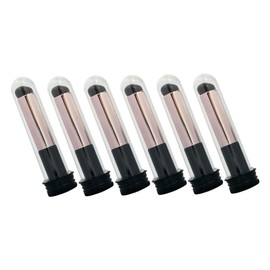 Healvian 6pcs Portable Lip Brush Applicators for Lipstick and Lip Gloss Ergonomic Design for Easy Application Makeup Tool for Women