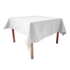 Weavric Rectangle Tablecloth, 52x114 Inches 132x290cm, Washable White Polyester Tablecloth