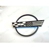 AUTO 2PC Black Front Nose Rear Gas Lid Cross US