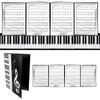 Music Folder 6 Sides for Music Sheets A4 Music Folder,