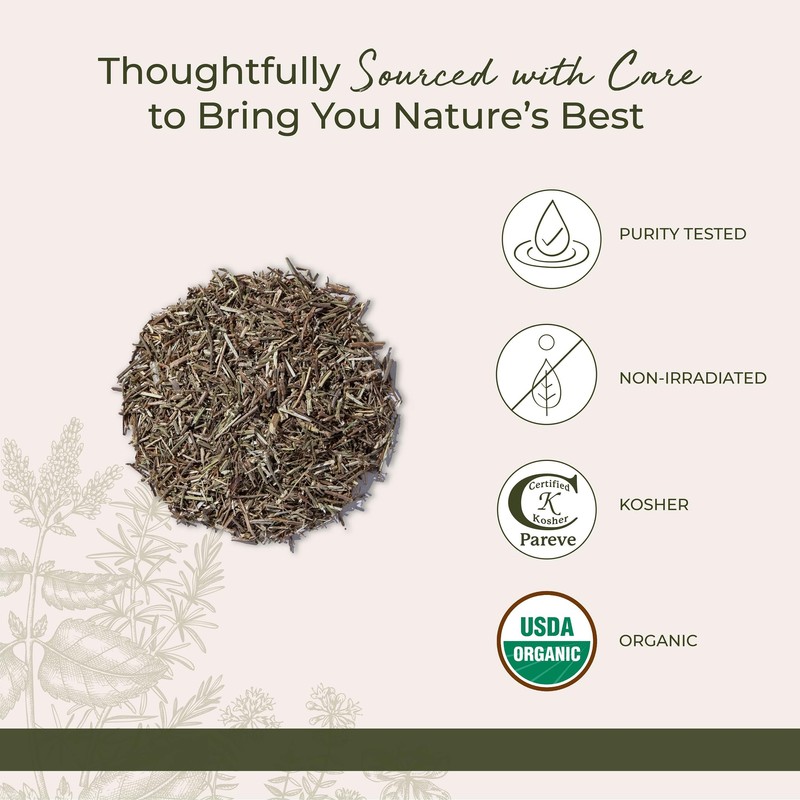 Starwest Botanicals Organic Vervain Herb - Dried Loose Leaf Herb